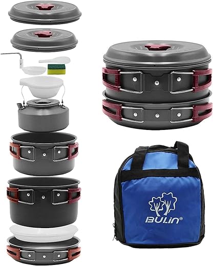 Comparatif Casseroles Camping: Bulin VS Popote Aluminium Scout VS Incasa Quattro